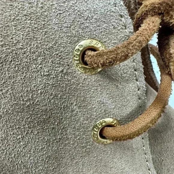 Sperry Top Sider Women's Harlow Tan Suede Wedge Chukka Bootie Size 7.5 - Picture 5 of 14